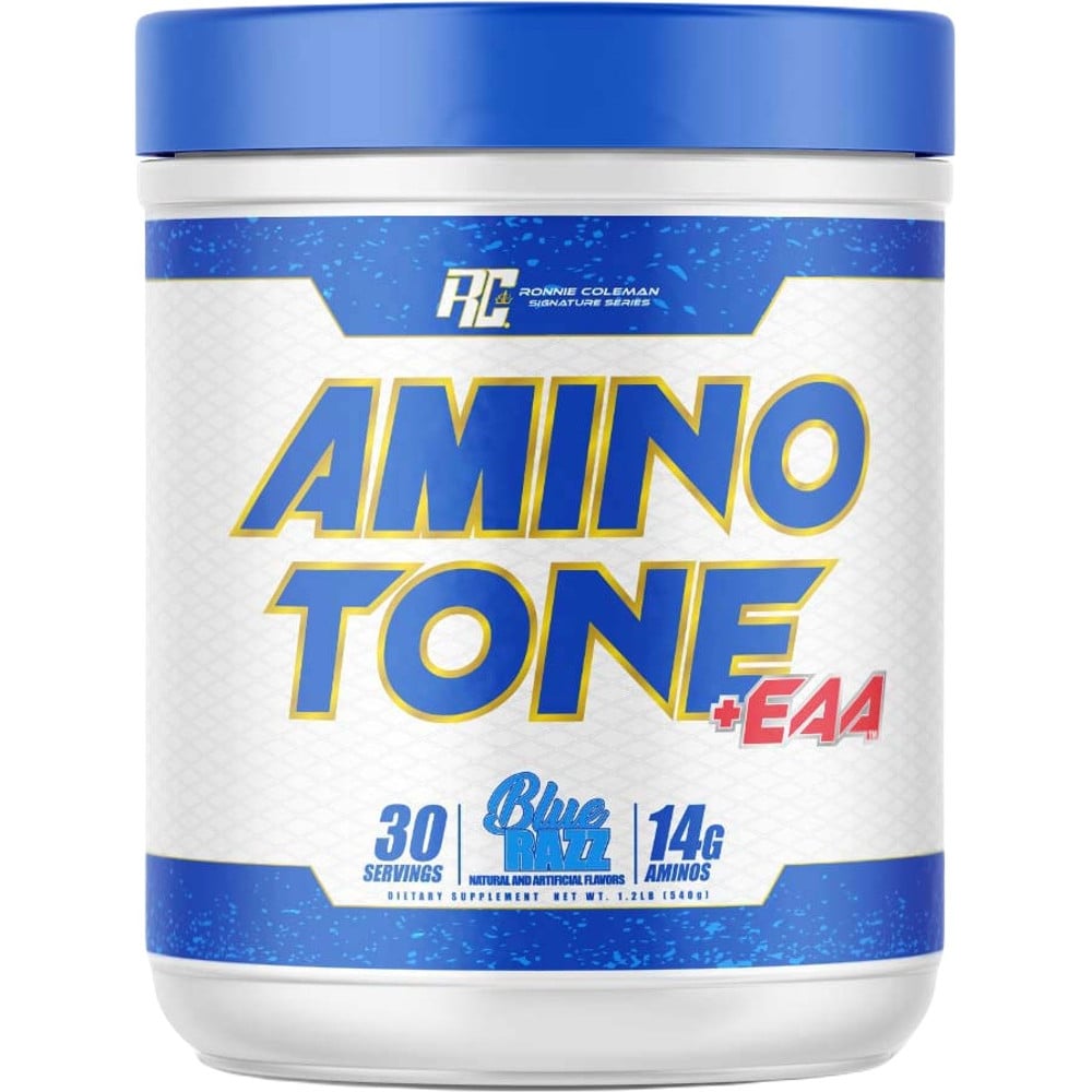 Ronnie Coleman Amino-Tone + EAA - 30 Servings Blue Razz
