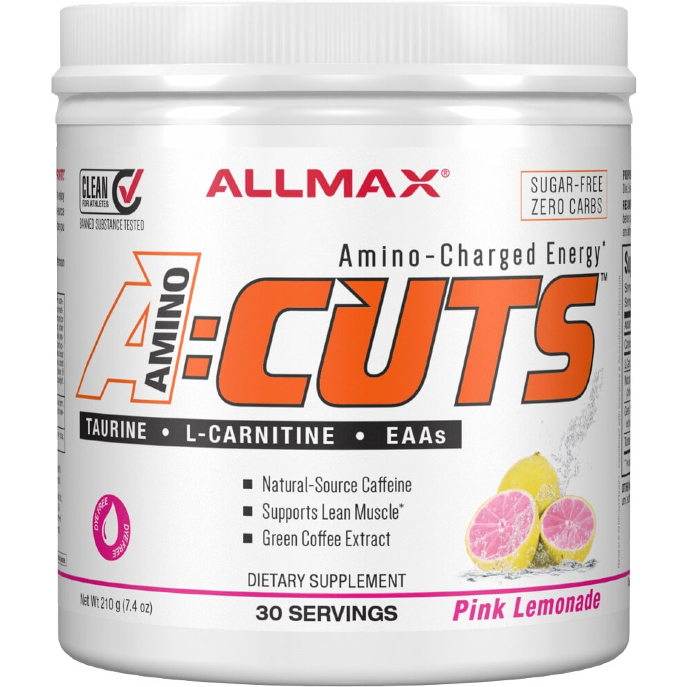 AllMax Nutrition AminoCuts - 30 Servings Pink Lemonade