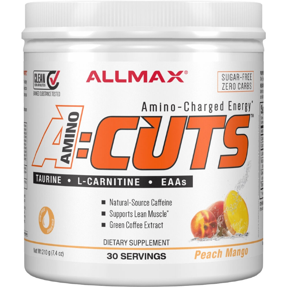 AllMax Nutrition AminoCuts - 30 Servings Peach Mango