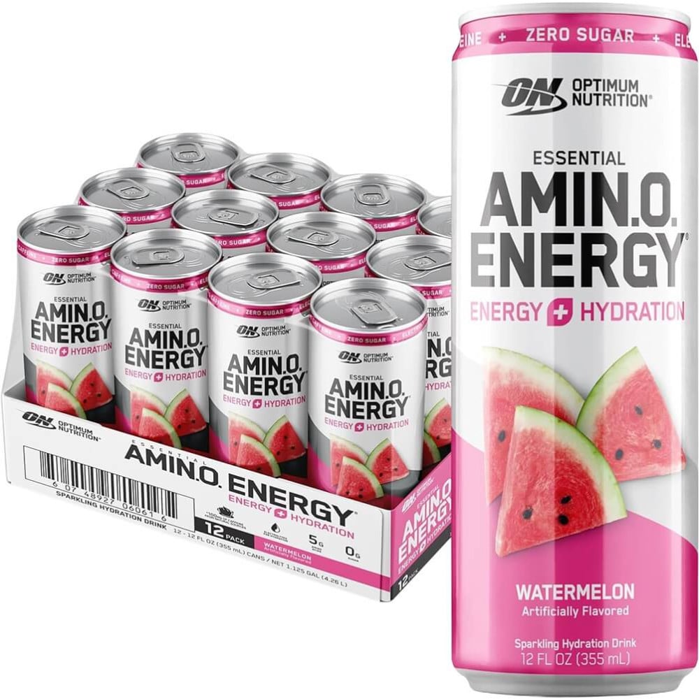 Optimum Nutrition Amino Energy Sparkling Hydration - Box of 12 Watermelon