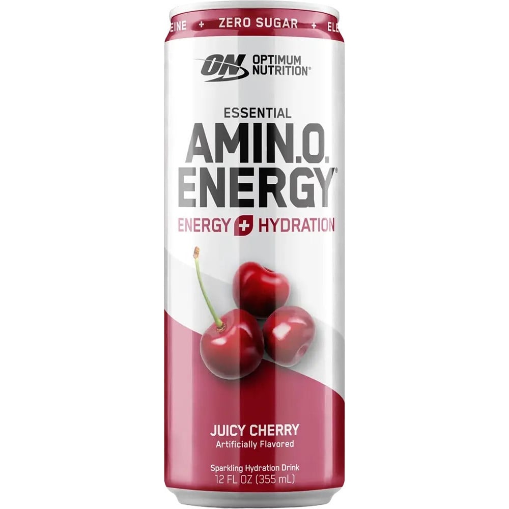 Optimum Nutrition Amino Energy Sparkling Hydration - 1 Can Juicy Cherry