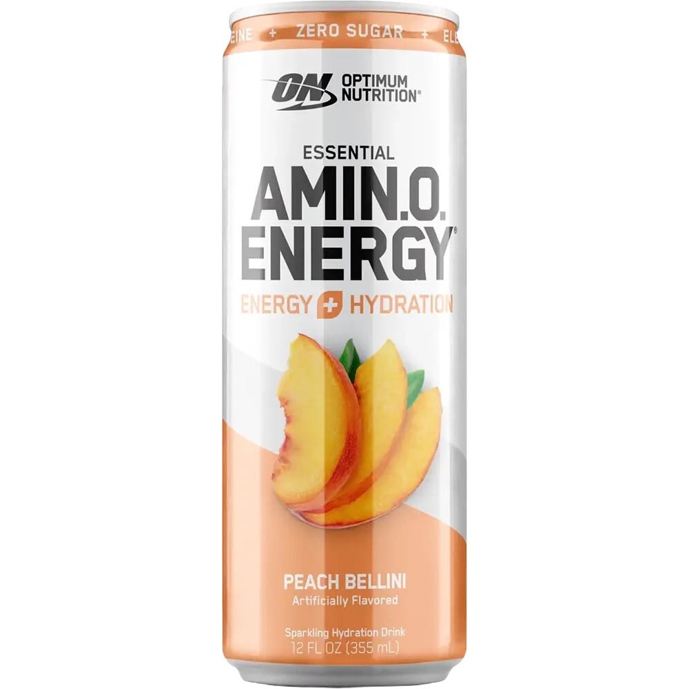 Optimum Nutrition Amino Energy Sparkling Hydration - 1 Can Peach Bellini