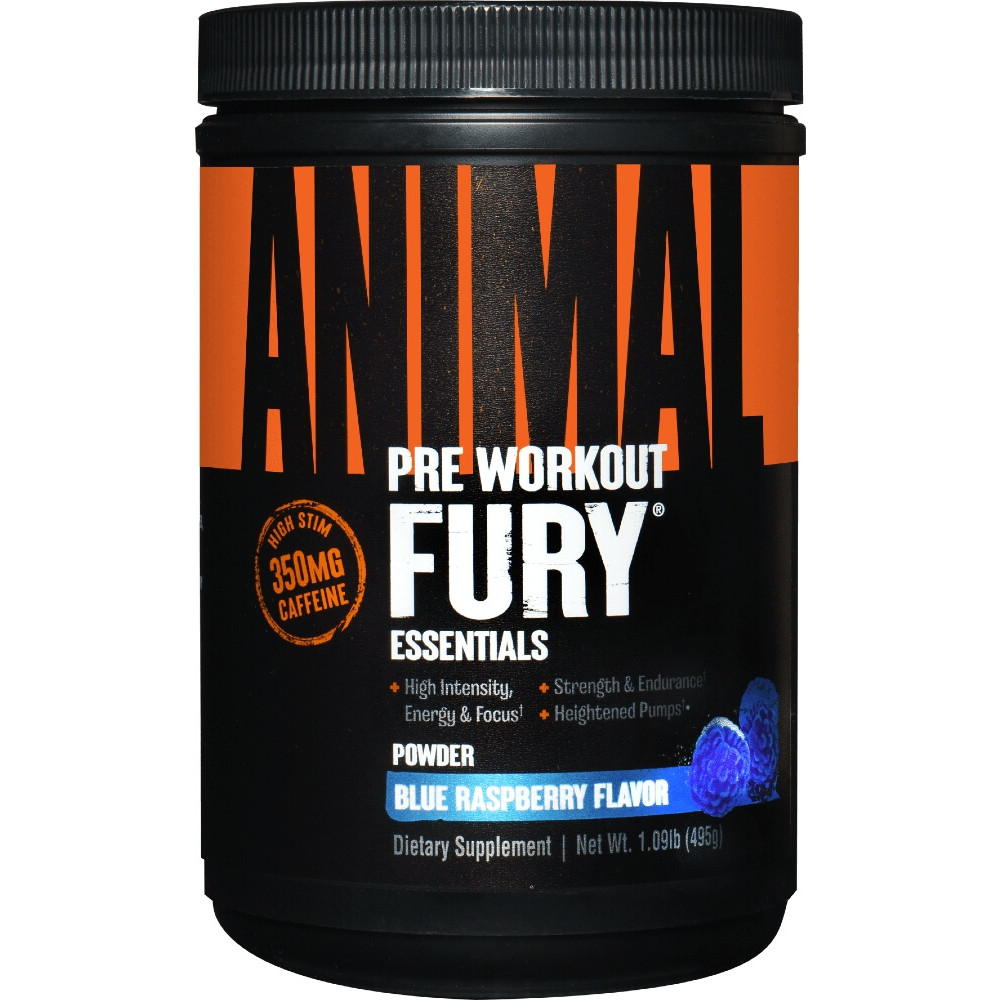 Animal Fury - 30 Servings Blue Raspberry