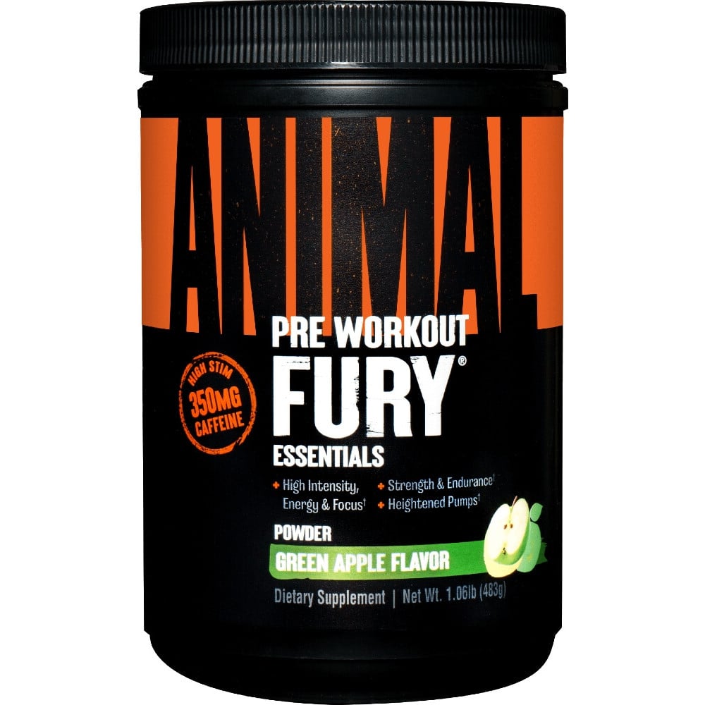 Animal Fury - 30 Servings Green Apple