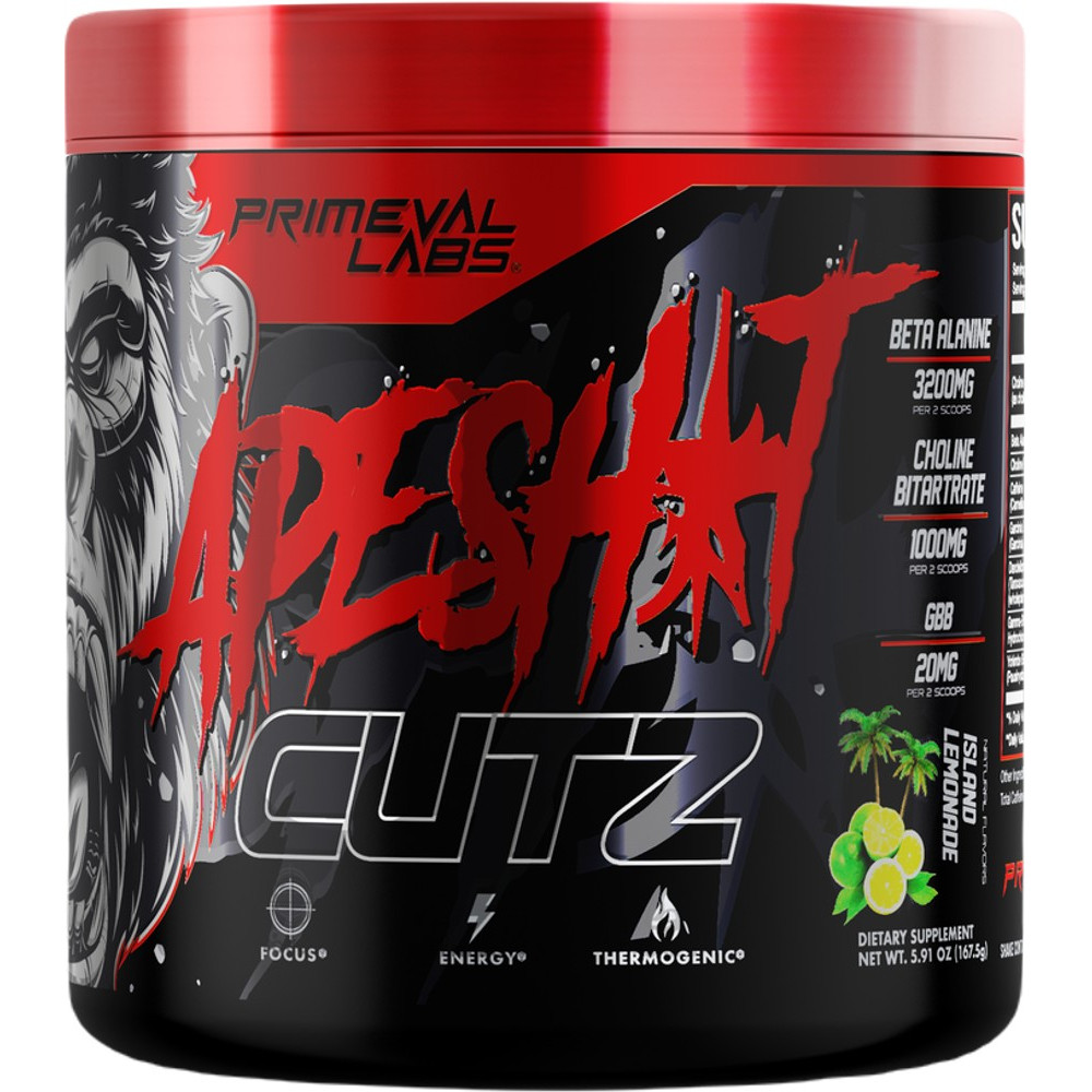 Primeval Labs Apesh*t Cutz - 50 Servings Island Lemon Lime (Legacy Label)