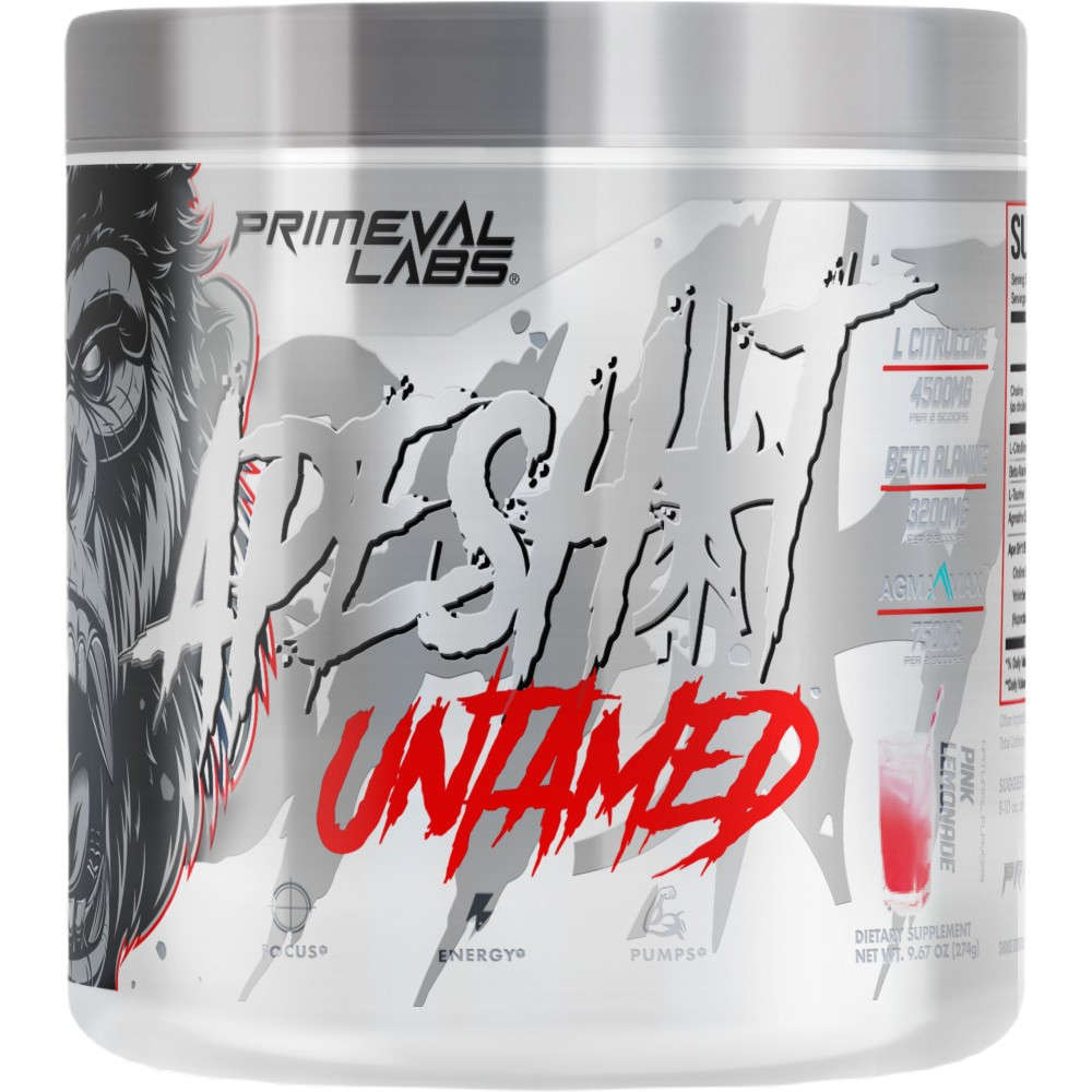 Primeval Labs Apesh*t Untamed - 40 Servings Pink Lemonade