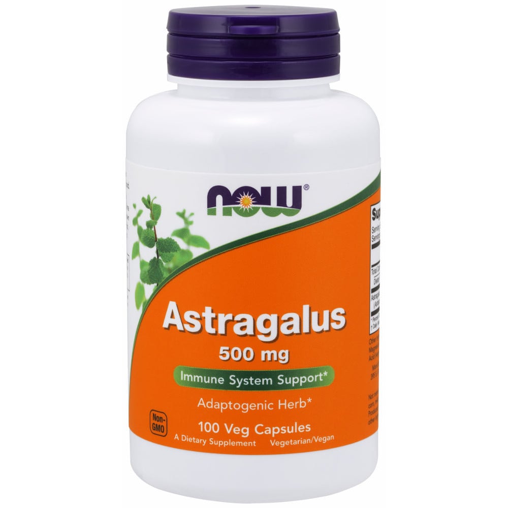 NOW Foods Astragalus 500mg 100 Capsules