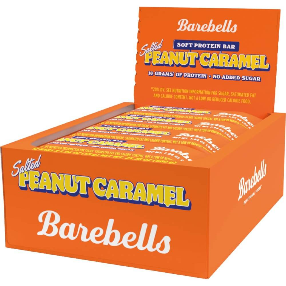 Barebells Soft Protein Bars - Box of 12 Salted Peanut Caramel