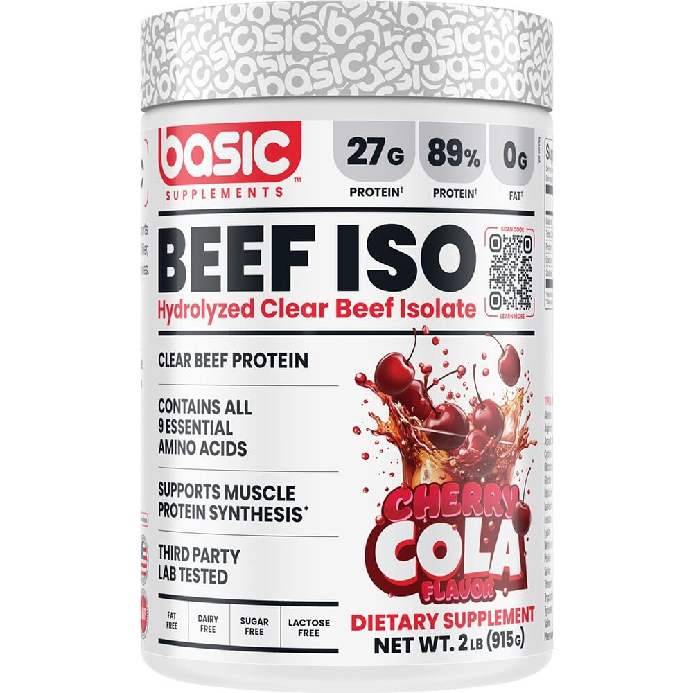 Basic Supplements Basic Beef Iso - 2lbs Cherry Cola