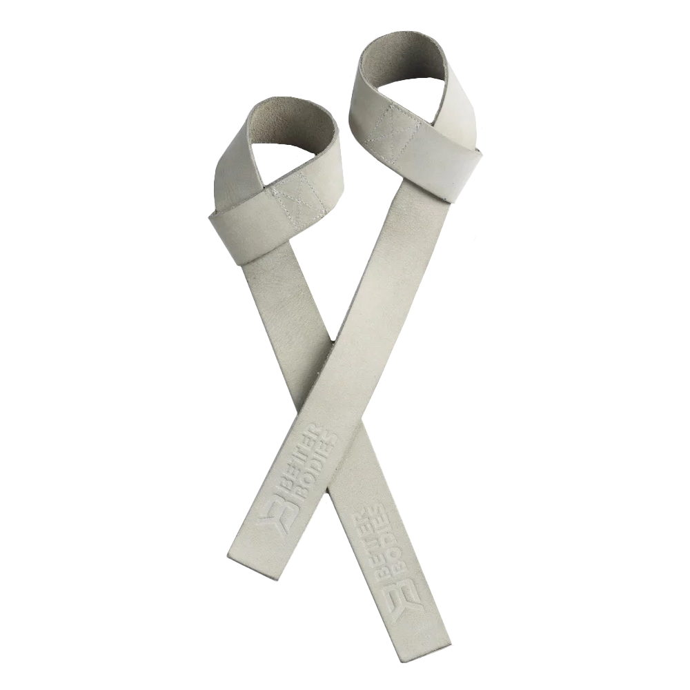 Better Bodies Leather Lifting Straps - Foggy 