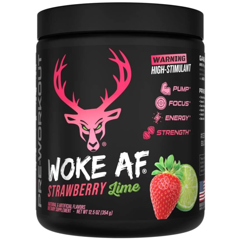 Bucked Up Woke AF Pre-Workout - 30 Servings Strawberry Lime