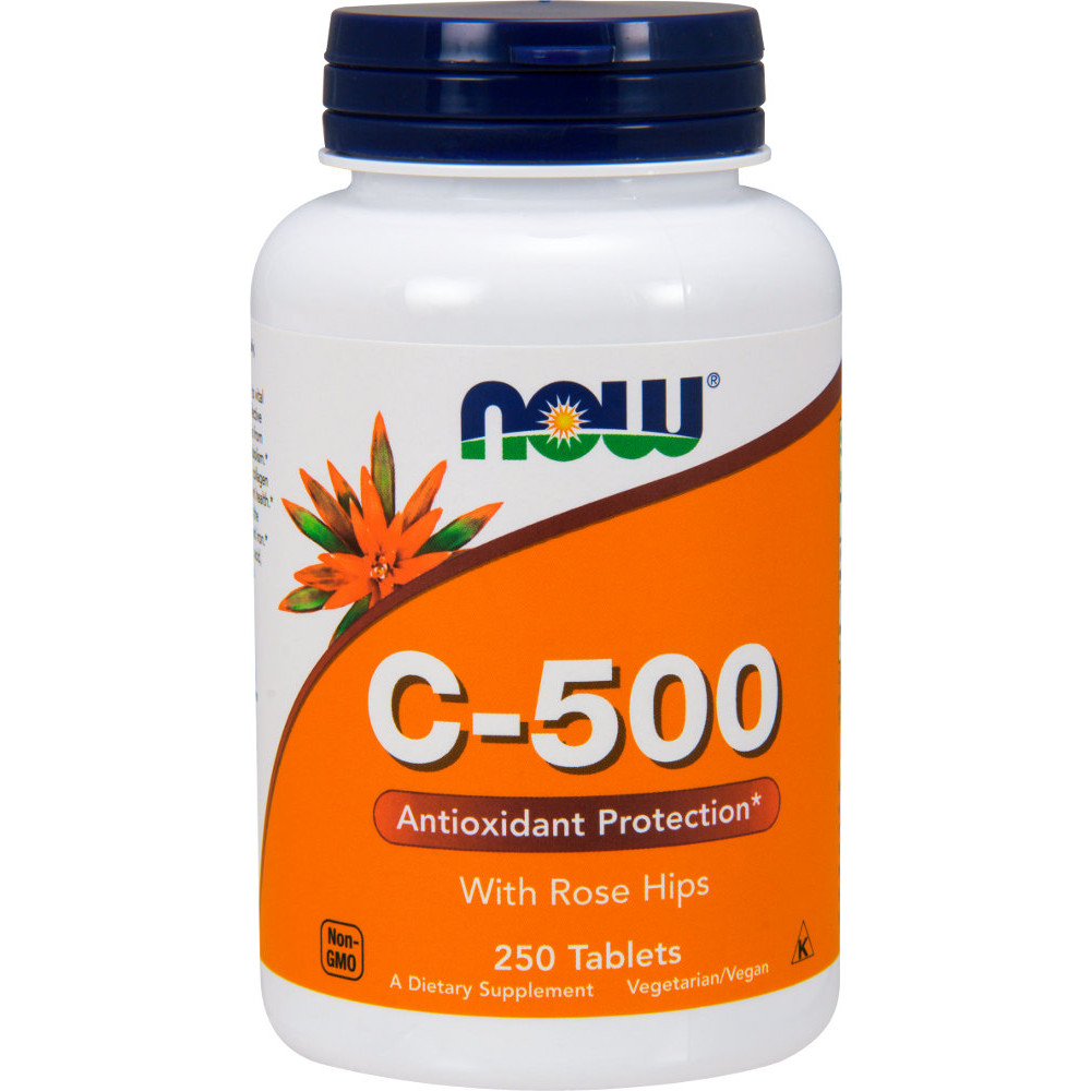 NOW Foods C-500 With Rose Hips 250 Tablets