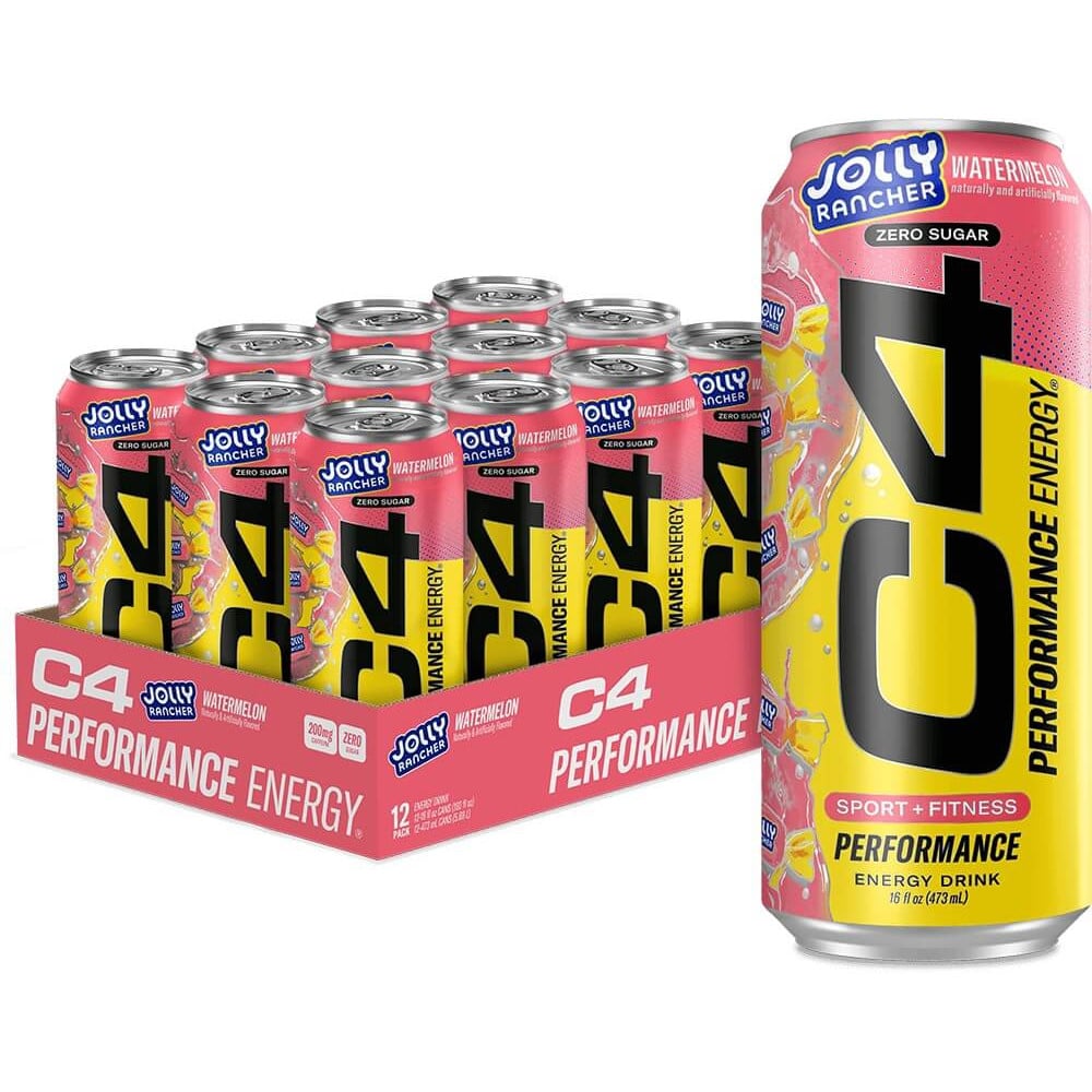 Cellucor C4 Performance Energy 16oz - Box of 12 Jolly Rancher Watermelon
