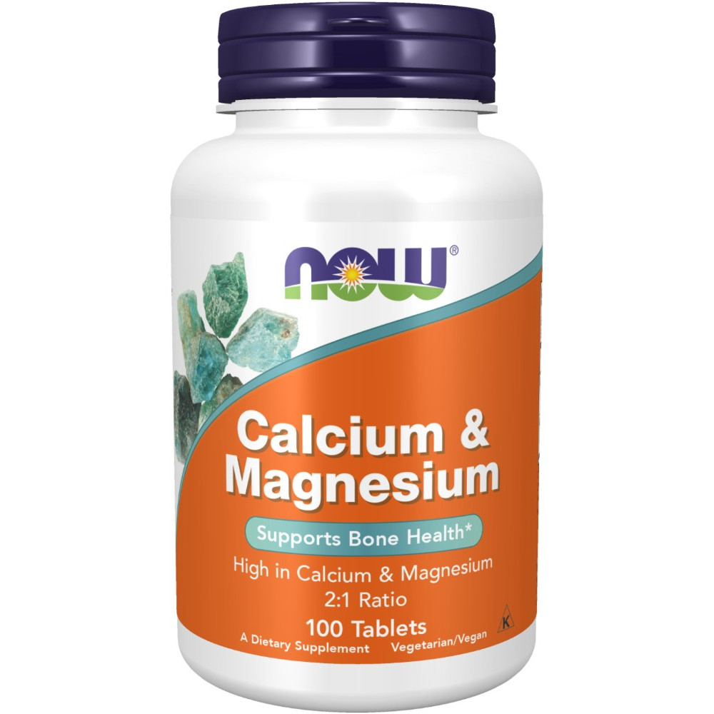 NOW Foods Calcium & Magnesium - 100 Tablets