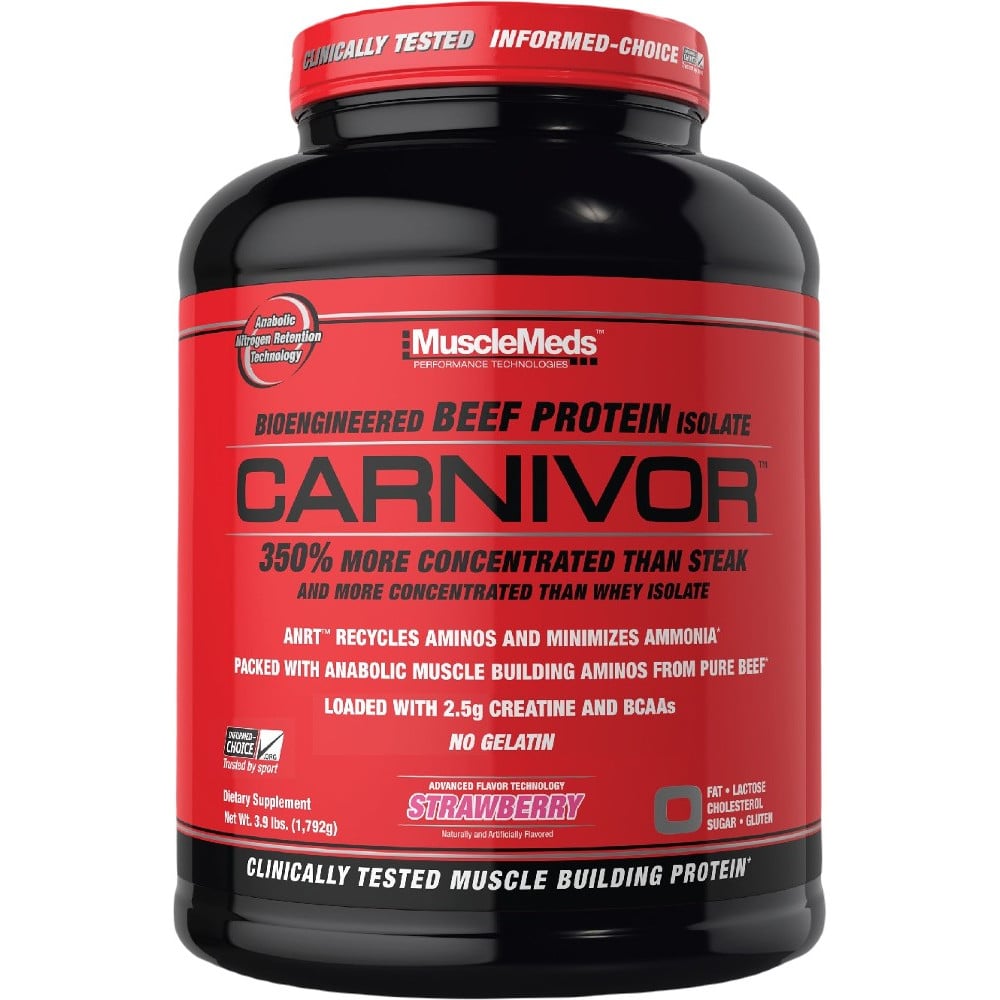 MuscleMeds Carnivor - 4lbs Strawberry