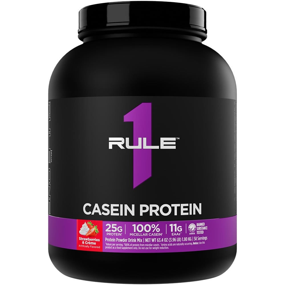 Rule 1 R1 Casein - 4lbs Strawberries & Creme