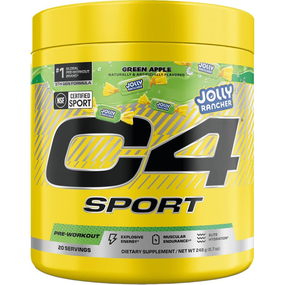 Cellucor C4 Sport - 20 Servings Jolly Rancher Green Apple