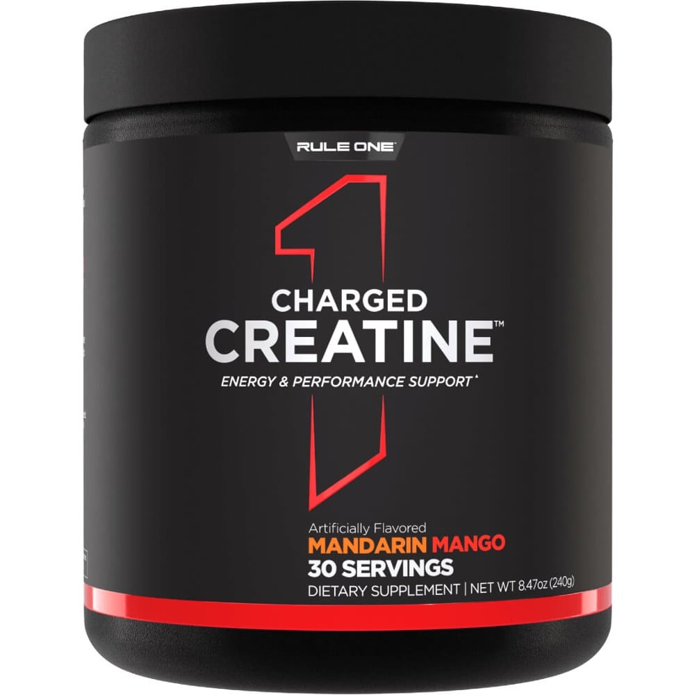 Rule 1 Charged Creatine - 30 Servings Mandarin Mango