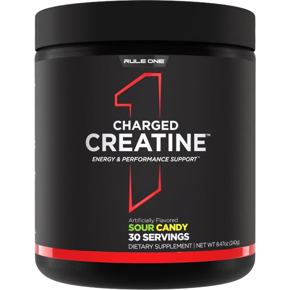 Rule 1 Charged Creatine - 30 Servings Sour Candy