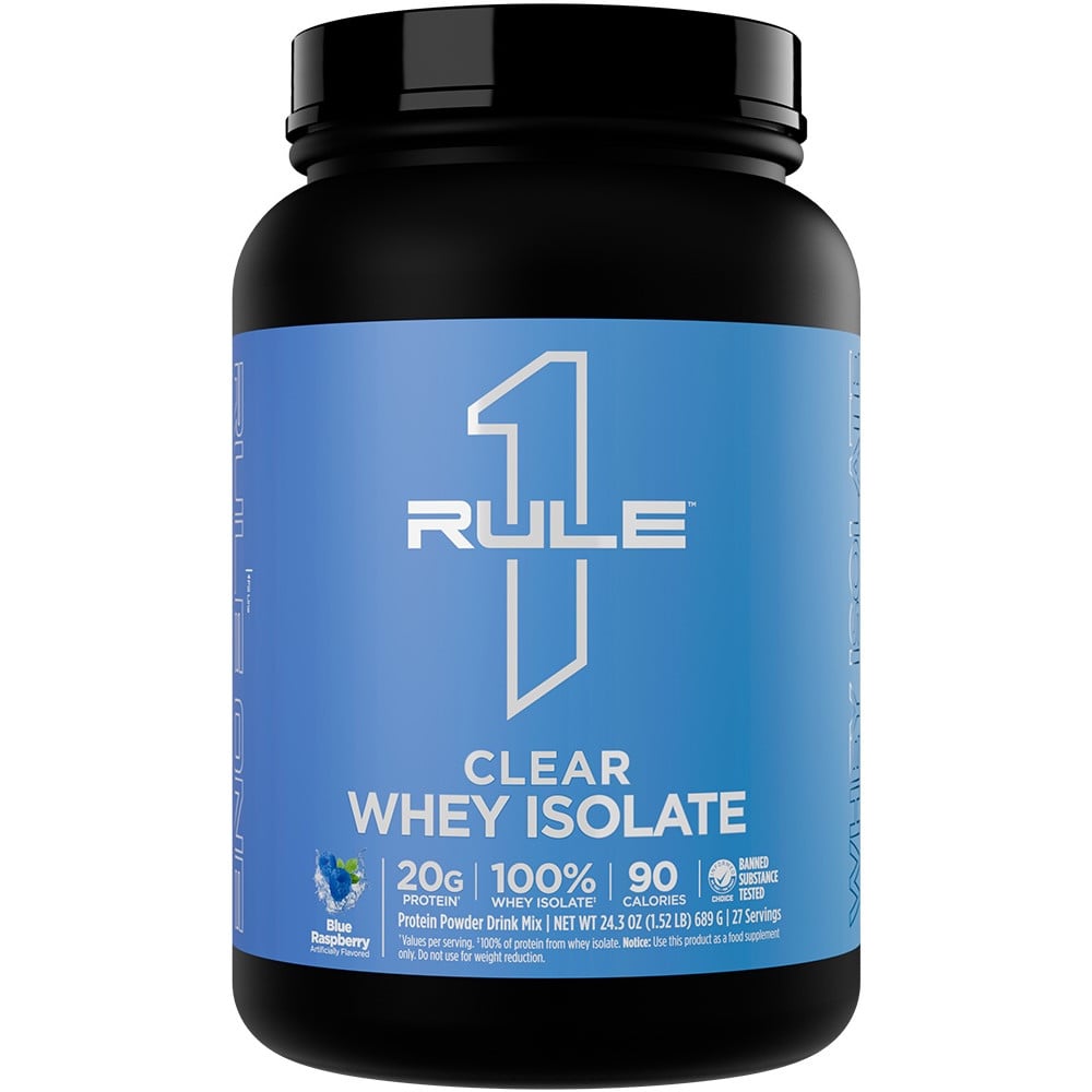 Rule 1 Clear Isolate - 1.5lbs Blue Raspberry