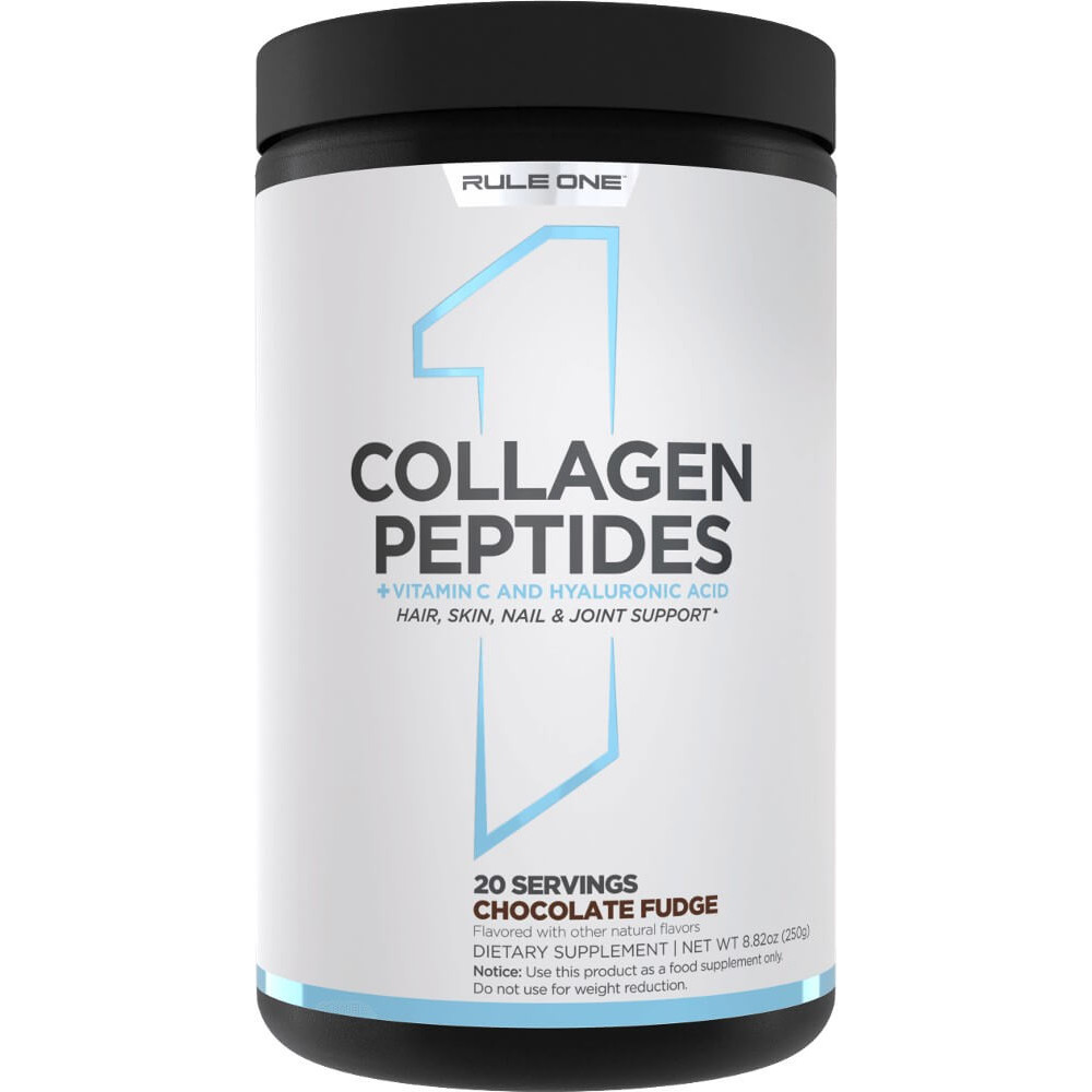 Rule 1 Collagen Peptides - 20 Servings Chocolate Fudge