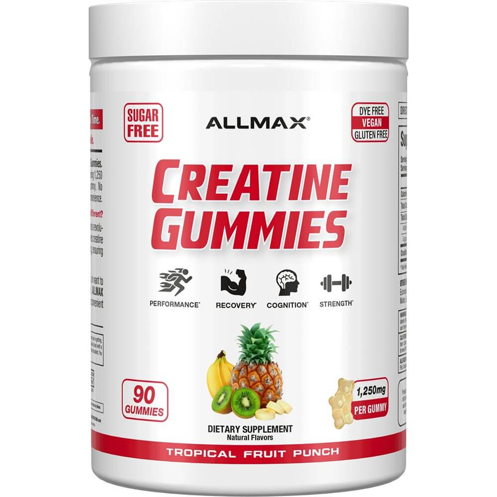 AllMax Nutrition Creatine Gummies - 90 Gummies Tropical Fruit Punch
