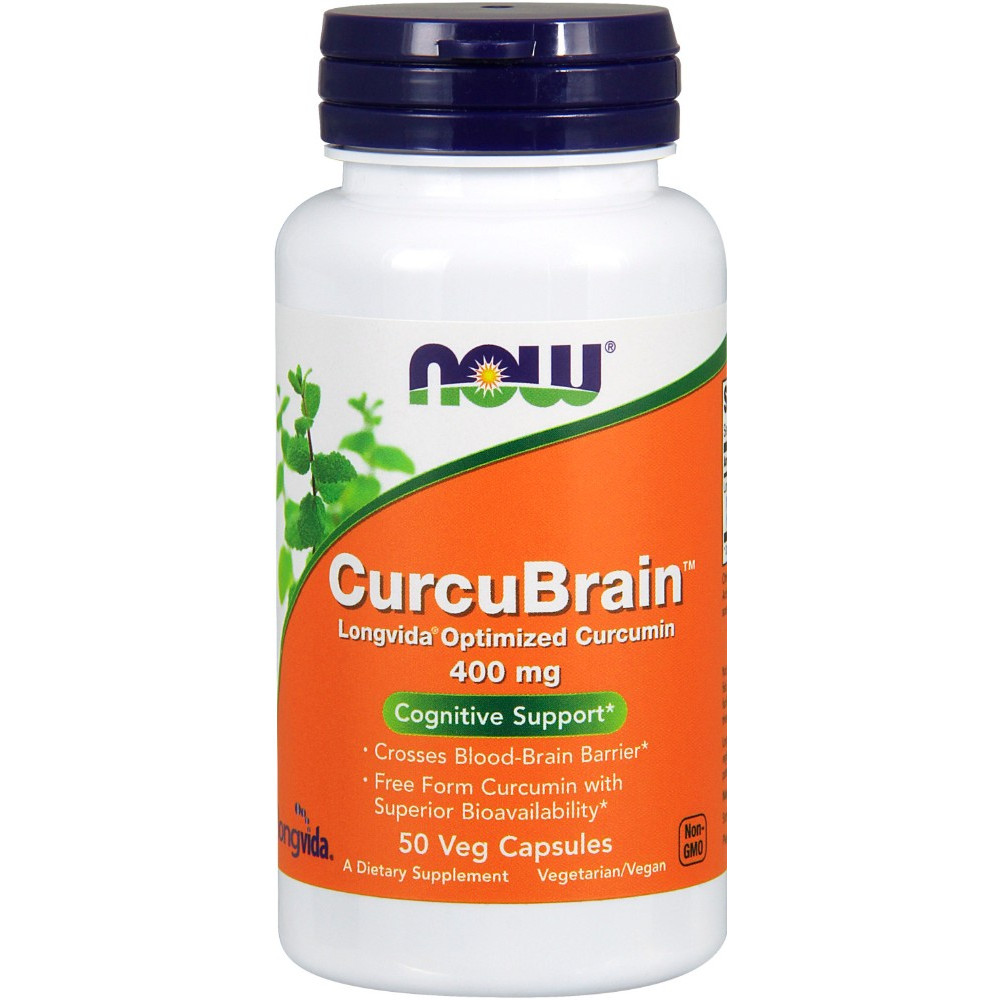 NOW Foods CurcuBrain - 50 VCaps