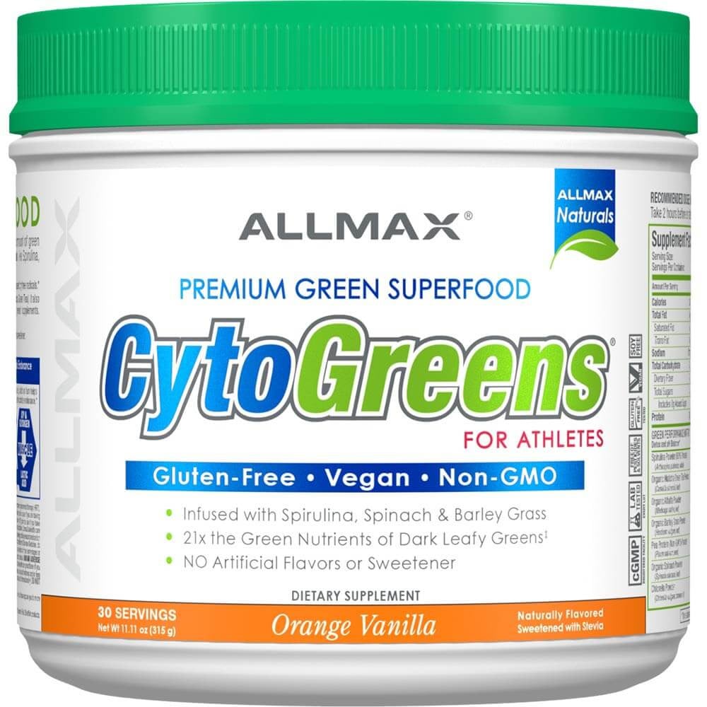 AllMax Nutrition CytoGreens - 30 Servings Orange Vanilla