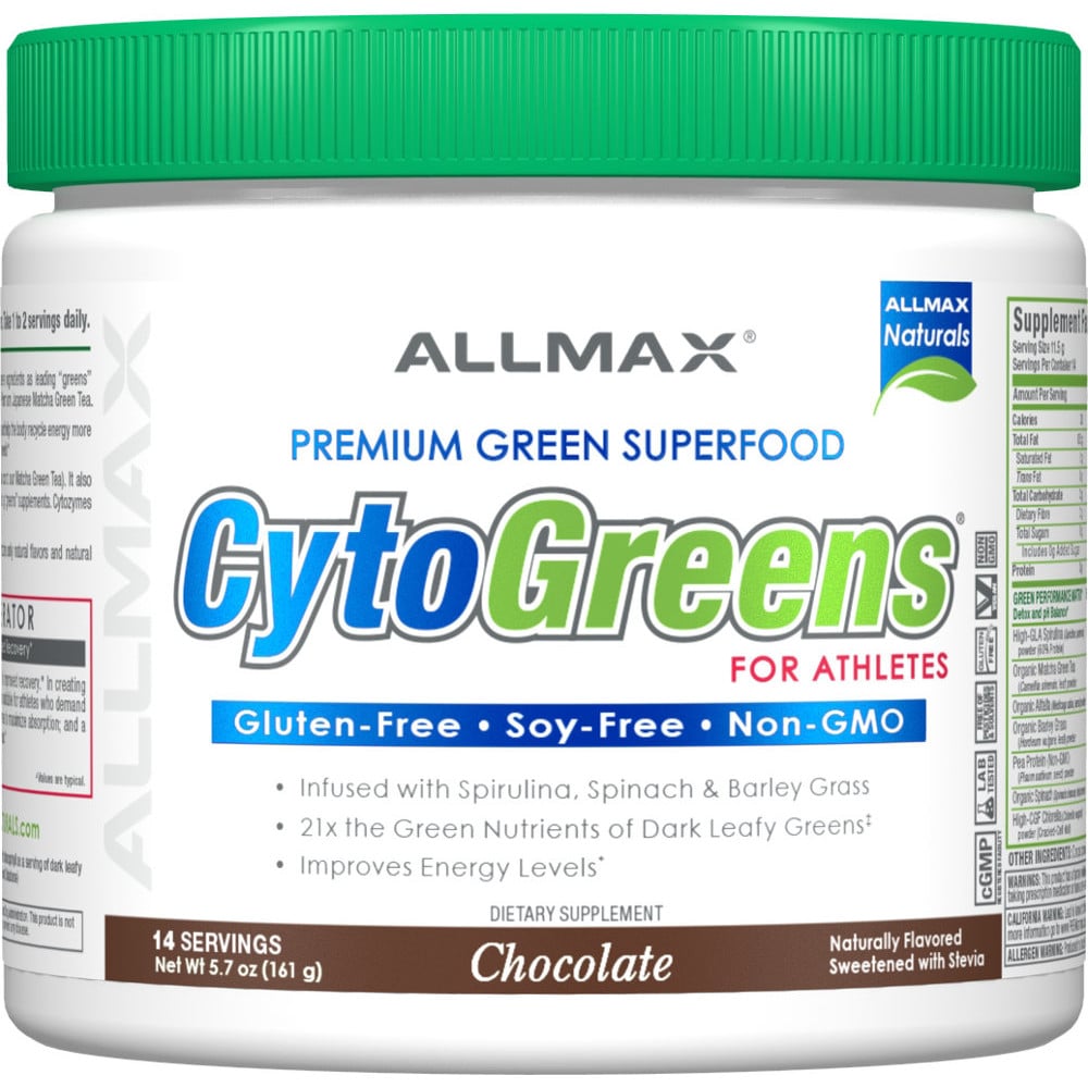 AllMAX CytoGreens 14 Servings Chocolate