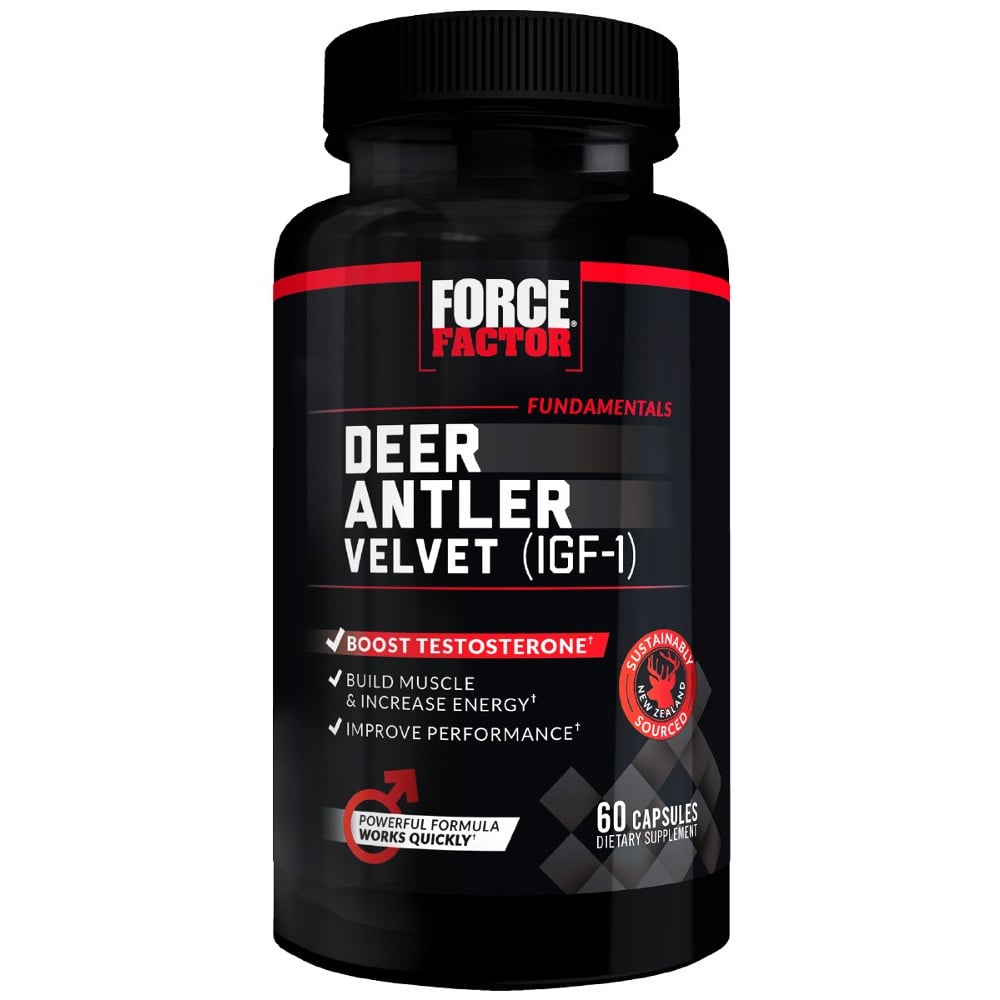 Force Factor Deer Antler Velvet - 60 Capsules