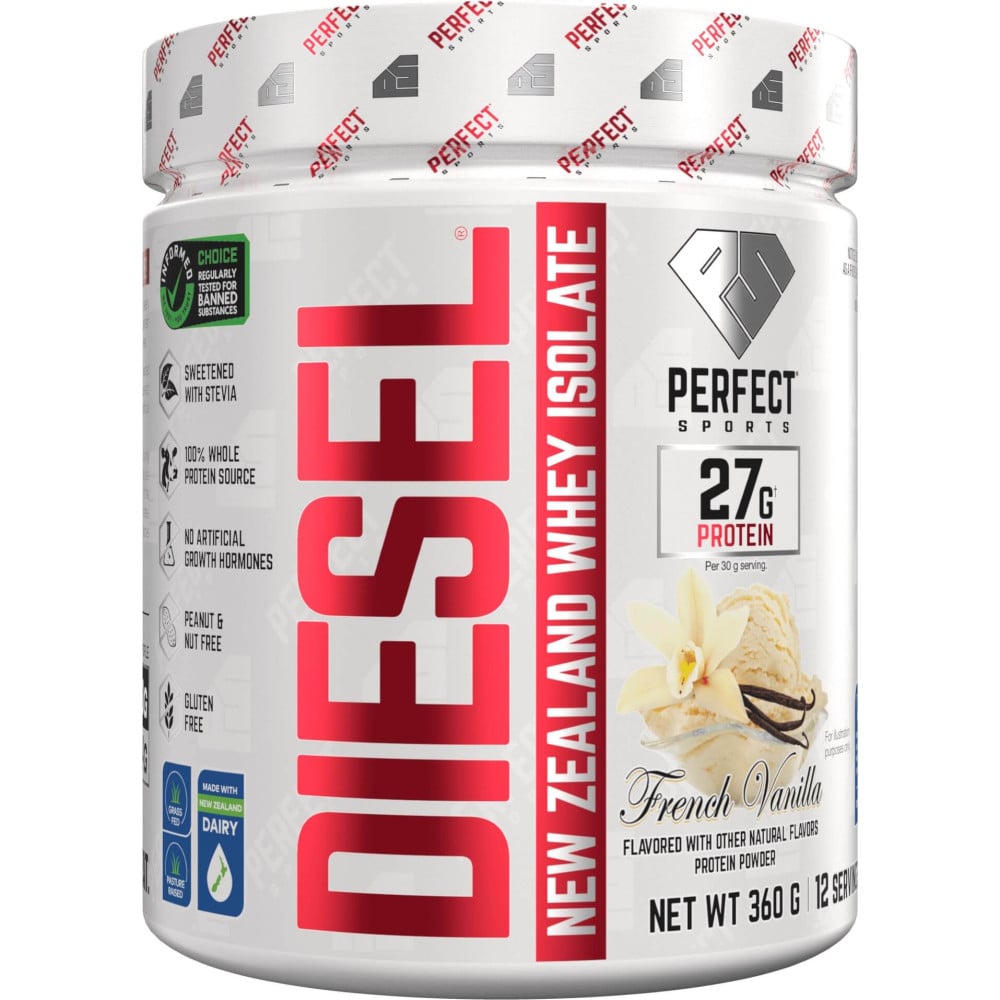 Perfect Sports Diesel 100% New Zealand Whey Isolate - 360g French Vanilla