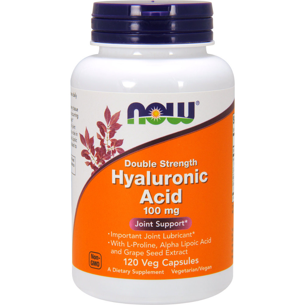NOW Foods Hyaluronic Acid 100mg 120 VCaps