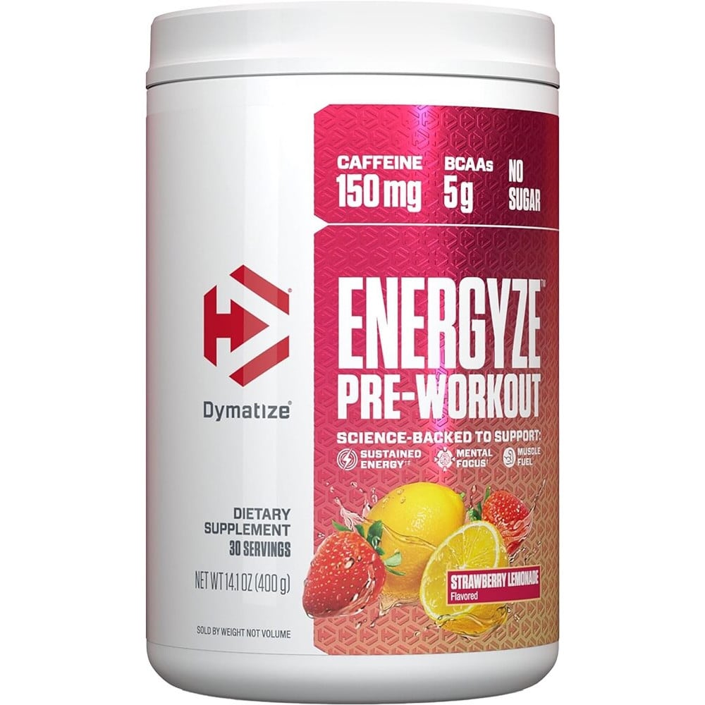 Dymatize Energyze Pre-Workout - 30 Servings Strawberry Lemonade