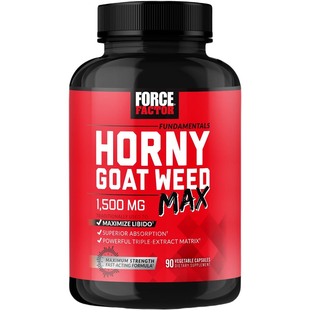 Force Factor Horny Goat Weed Max 1500mg - 90 Capsules