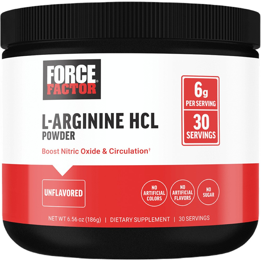 Force Factor L-Arginine HCl Powder - 180g Unflavored