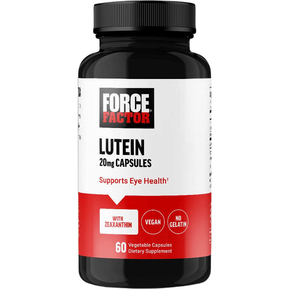 Force Factor Lutein & Zeaxanthin - 60 Vegetable Capsules