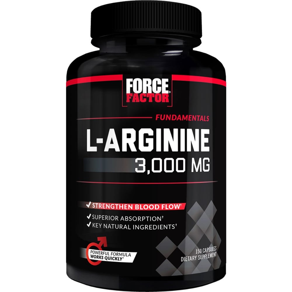 Force Factor L-Arginine 3000mg - 150 Capsules