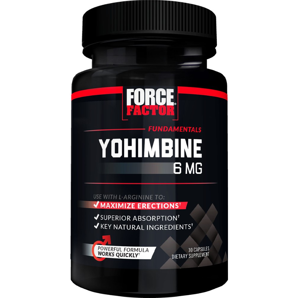 Force Factor Yohimbine 6mg - 30 Capsules