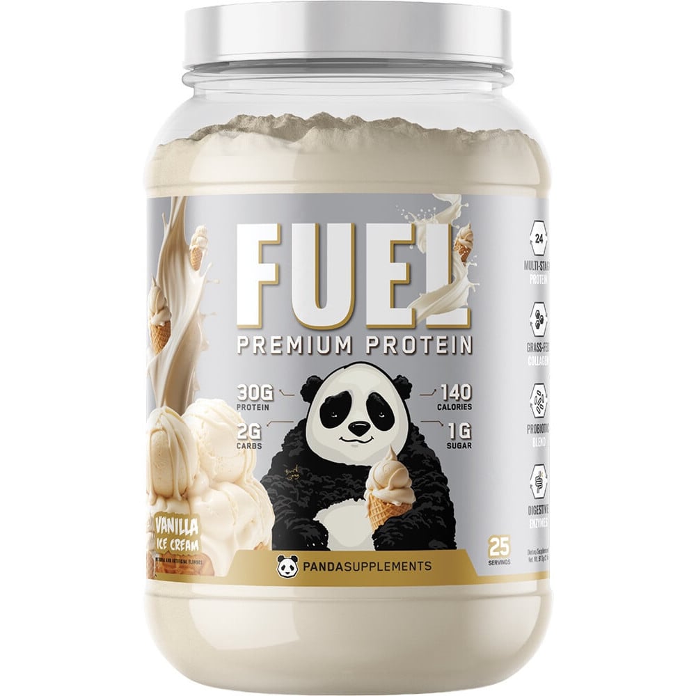 Panda Supplements Fuel Premium Protein - 2lbs Vanilla Ice Cream