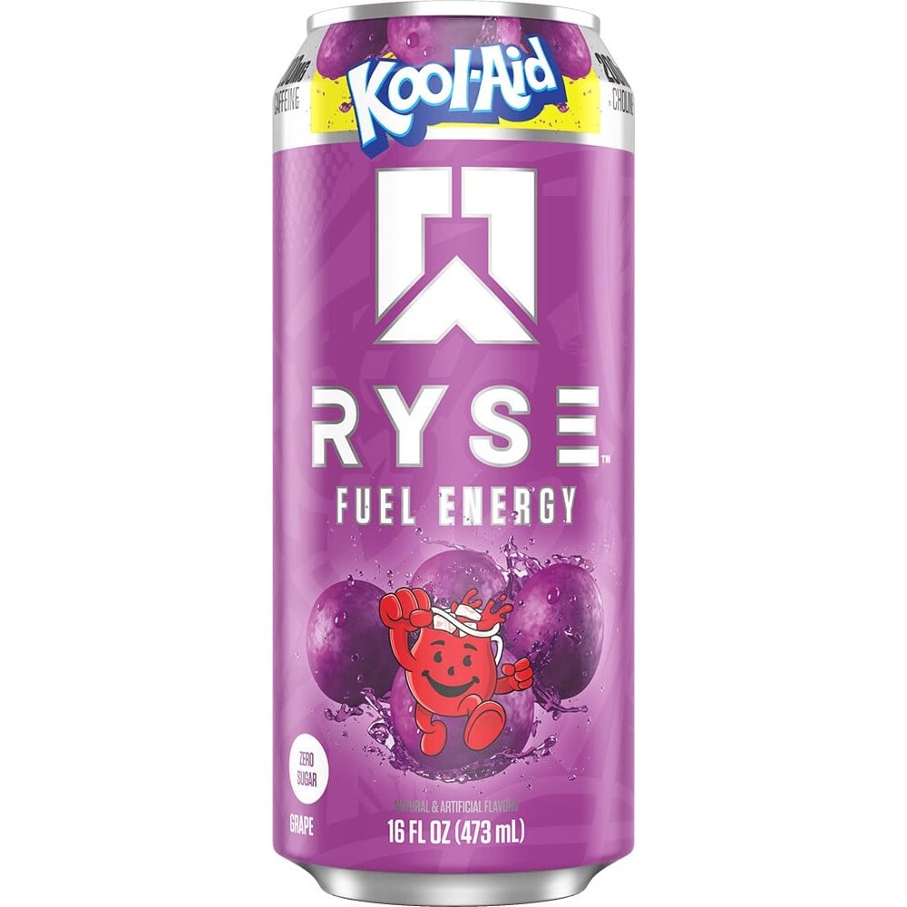 Ryse Fuel Energy Drink - 1 Can Kool-Aid Grape