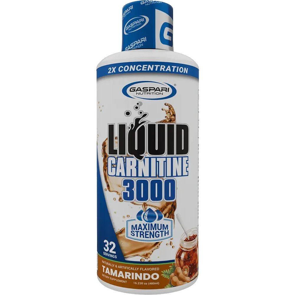 Gaspari Nutrition Liquid Carnitine 3000 - 32 Servings Tamarindo