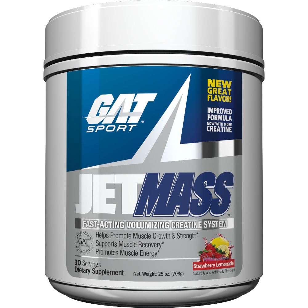 GAT Sport JetMass 30 Servings Strawberry Lemonade