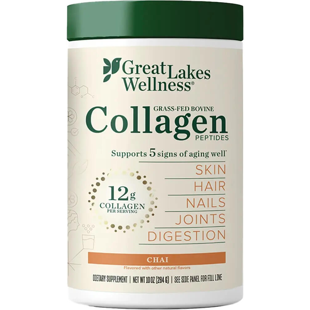 Great Lakes Wellness Bovine Collagen - 10oz Chai