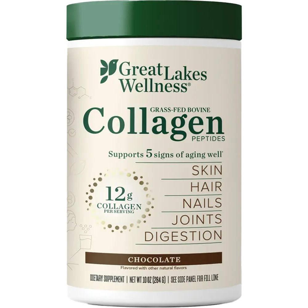 Great Lakes Wellness Bovine Collagen - 10oz Chocolate
