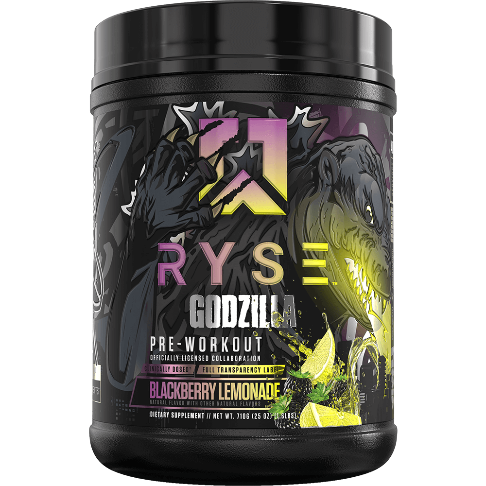 Ryse Godzilla Pre-Workout - 40 Servings Blackberry Lemonade