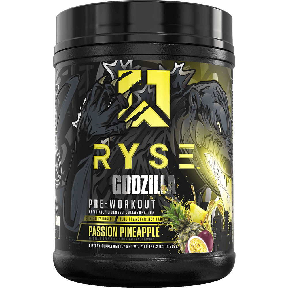 Ryse Godzilla Pre-Workout - 40 Servings Passion Pineapple