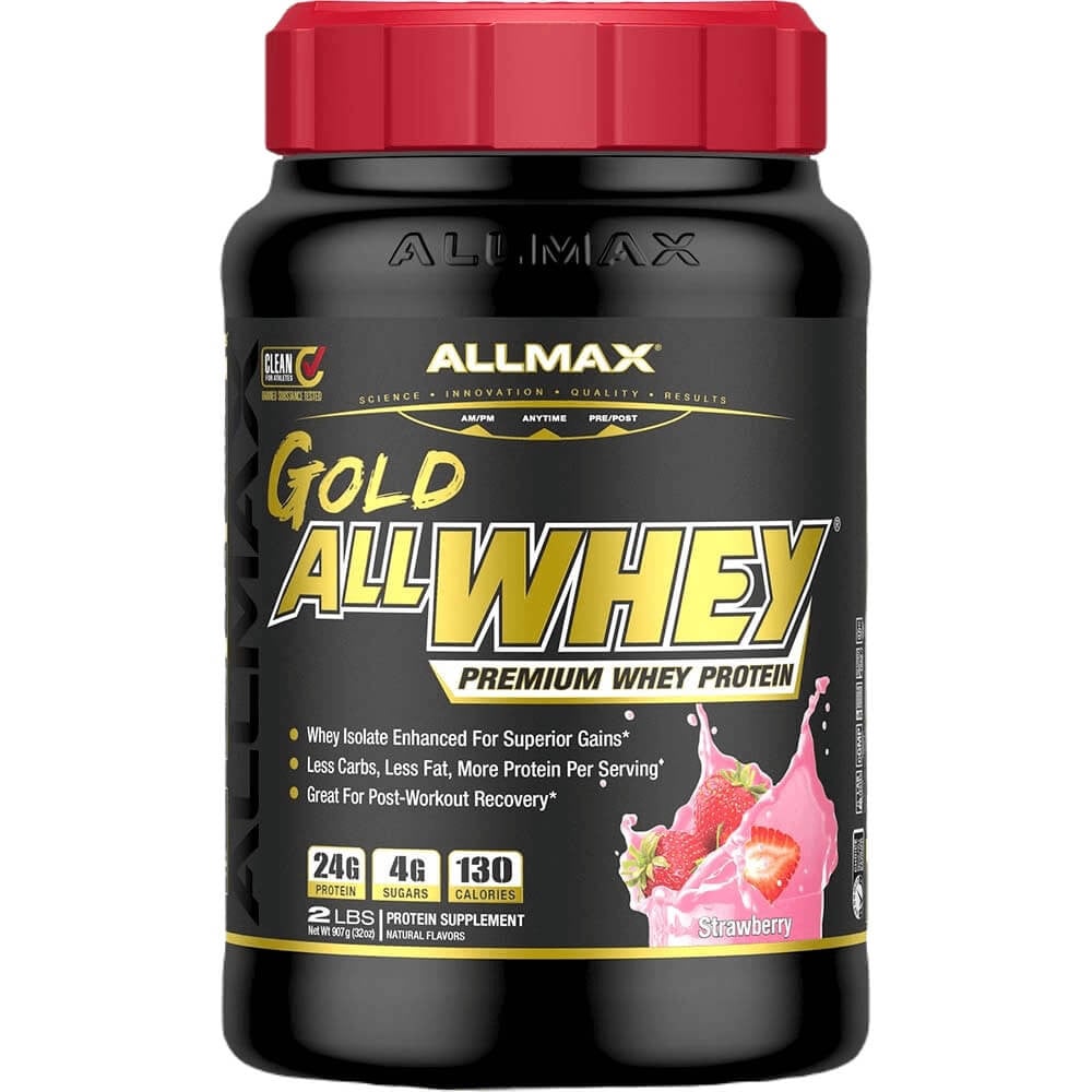 AllMax Nutrition Gold AllWhey - 2lbs Strawberry