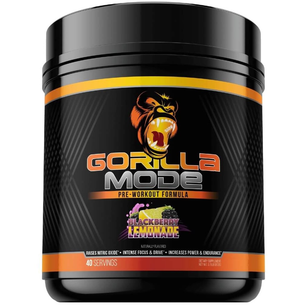 Gorilla Mind Gorilla Mode - 40 Servings Blackberry Lemonade