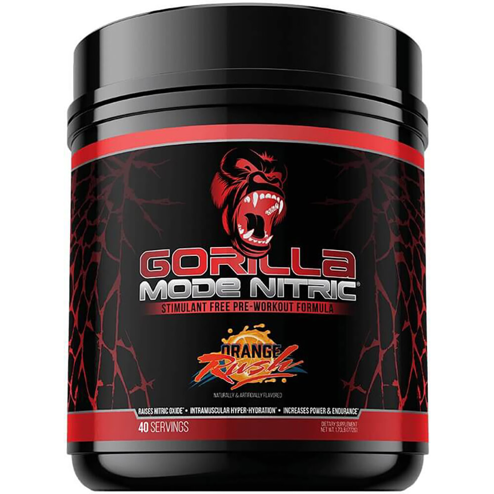 Gorilla Mind Gorilla Mode Nitric - 40 Servings Orange Rush