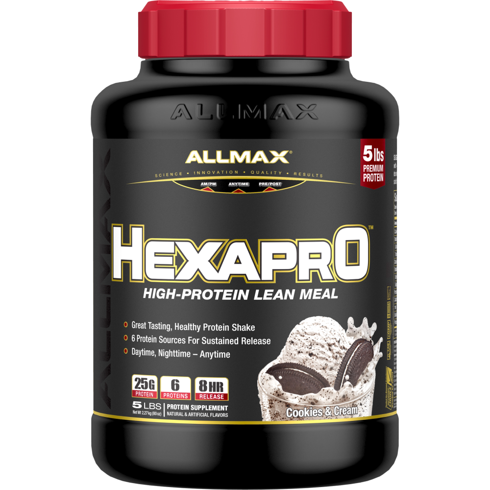 AllMax Nutrition HexaPro - 5lbs Cookies & Cream